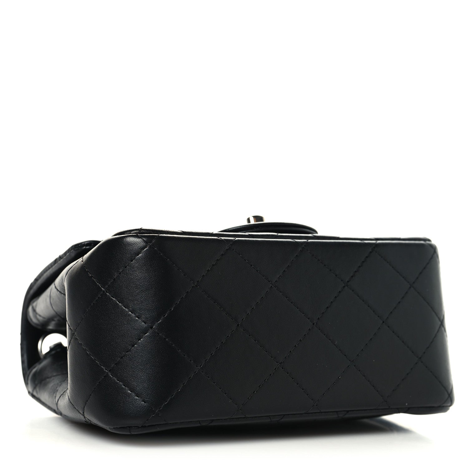Chanel Lambskin Quilted Mini Square Flap Black 4 of 11