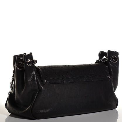 Chanel Calfskin Diamond Stitch Small Flap Black 3 of 7