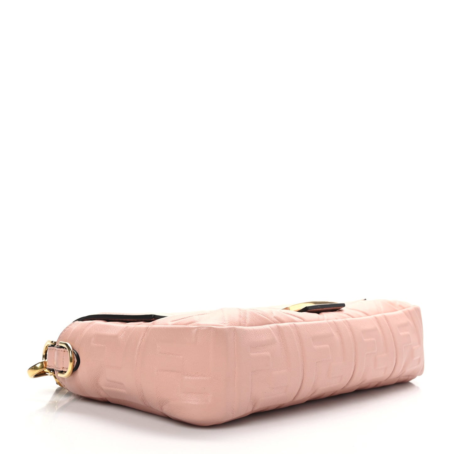 Nappa FF 1974 Embossed Baguette Rosa Bourbon