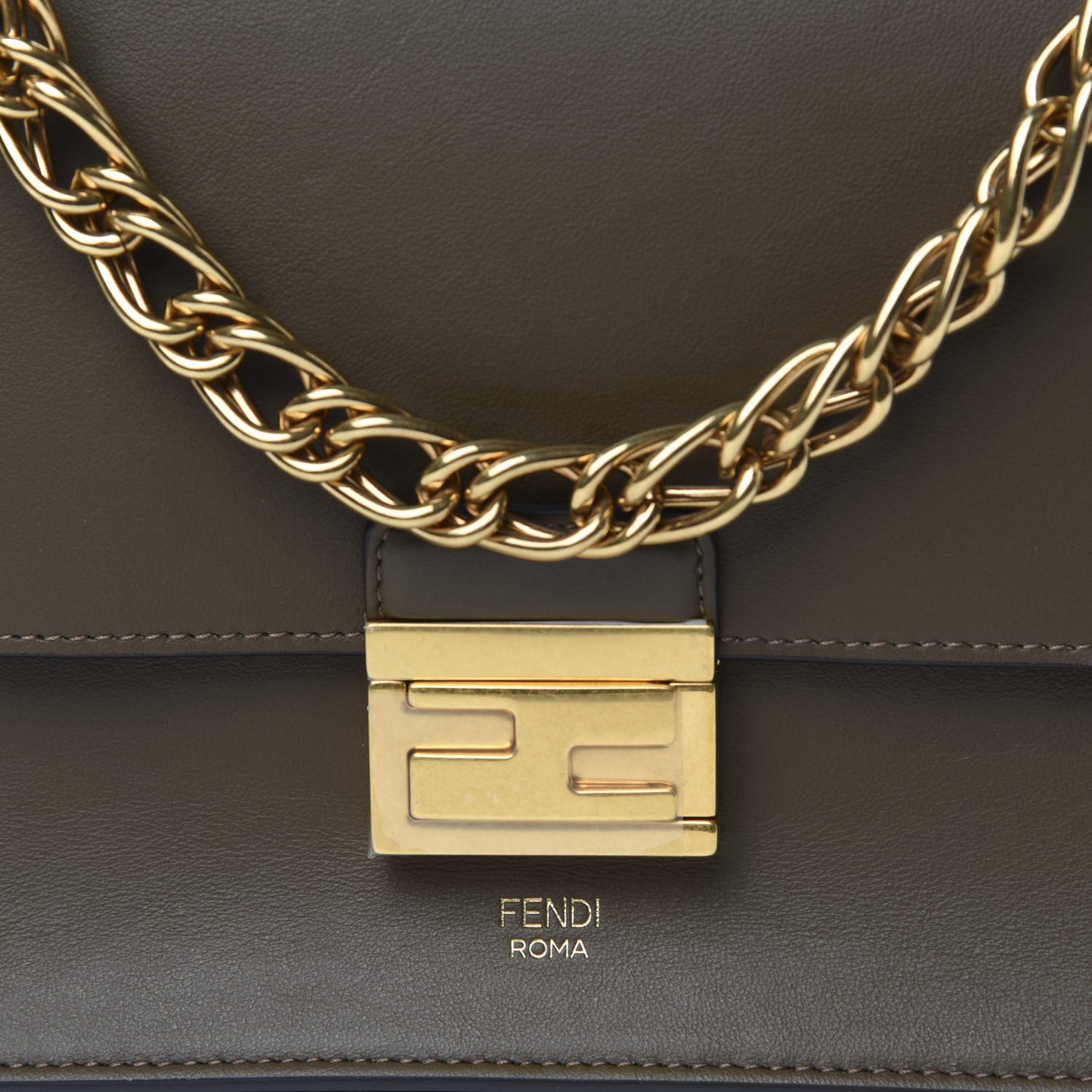 Vitello Grace Matte F is Fendi Kan U Shoulder Bag Wood