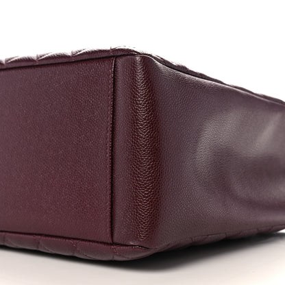 Chanel Caviar Quilted Grand Shopping Tote GST Dark Burgundy 9 of 9