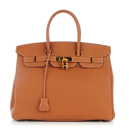 Hermes Togo Birkin 35 Gold 1 of 22