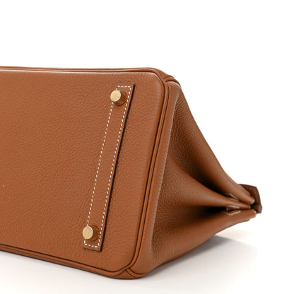 Hermes Togo BIRKIN 30 Gold 10 of 11