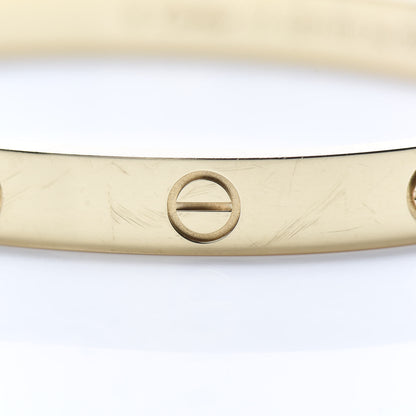 Cartier 18K Yellow Gold LOVE Bracelet 17 5 of 6