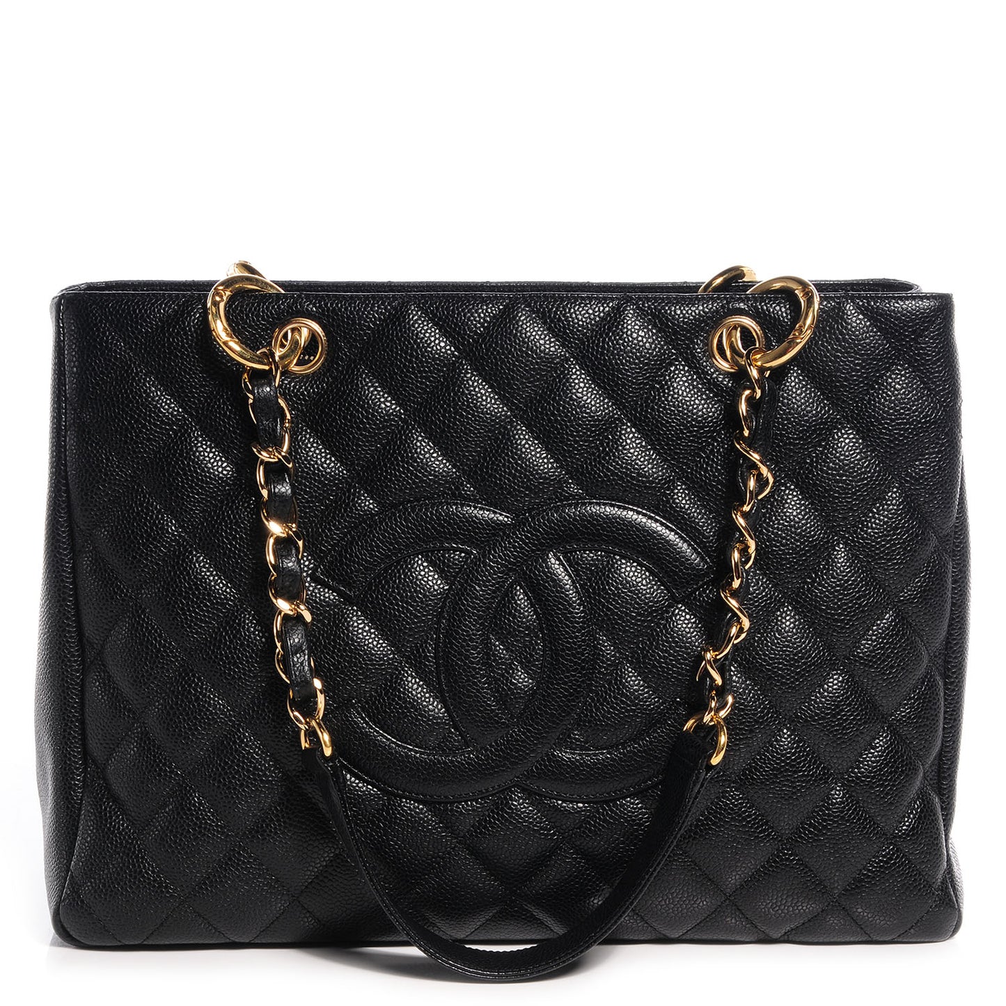 Caviar Grand Shopping Tote GST Black