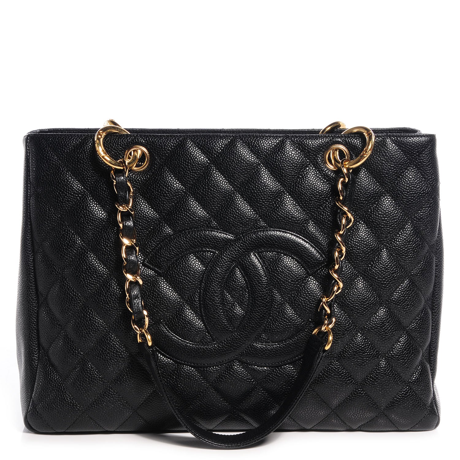 Chanel Caviar Grand Shopping Tote GST Black 1 of 8