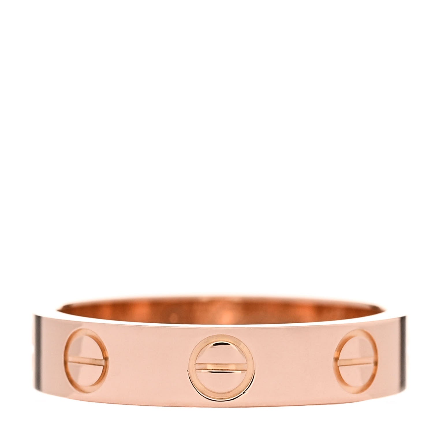 Cartier 18K Pink Gold 3.5mm LOVE Wedding Band Ring 47 4 1 of 5