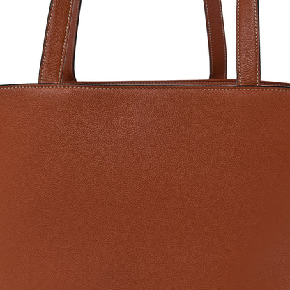 Celine Grained Calfskin Triomphe Medium Cabas Anais Tan 9 of 11