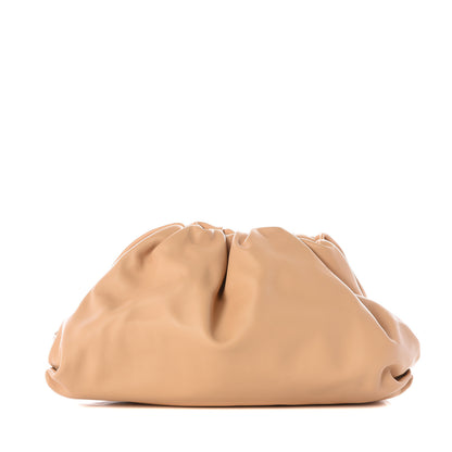 Bottega Veneta Smooth Butter Calf The Pouch Oversized Clutch Nude 1 of 8