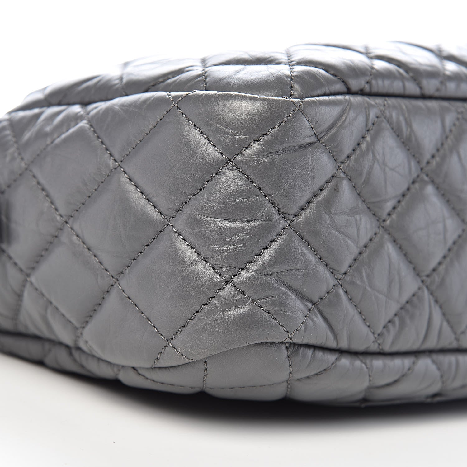 Chanel Aged Calfskin Medium Reissue Camera Case Grey 12 of 16