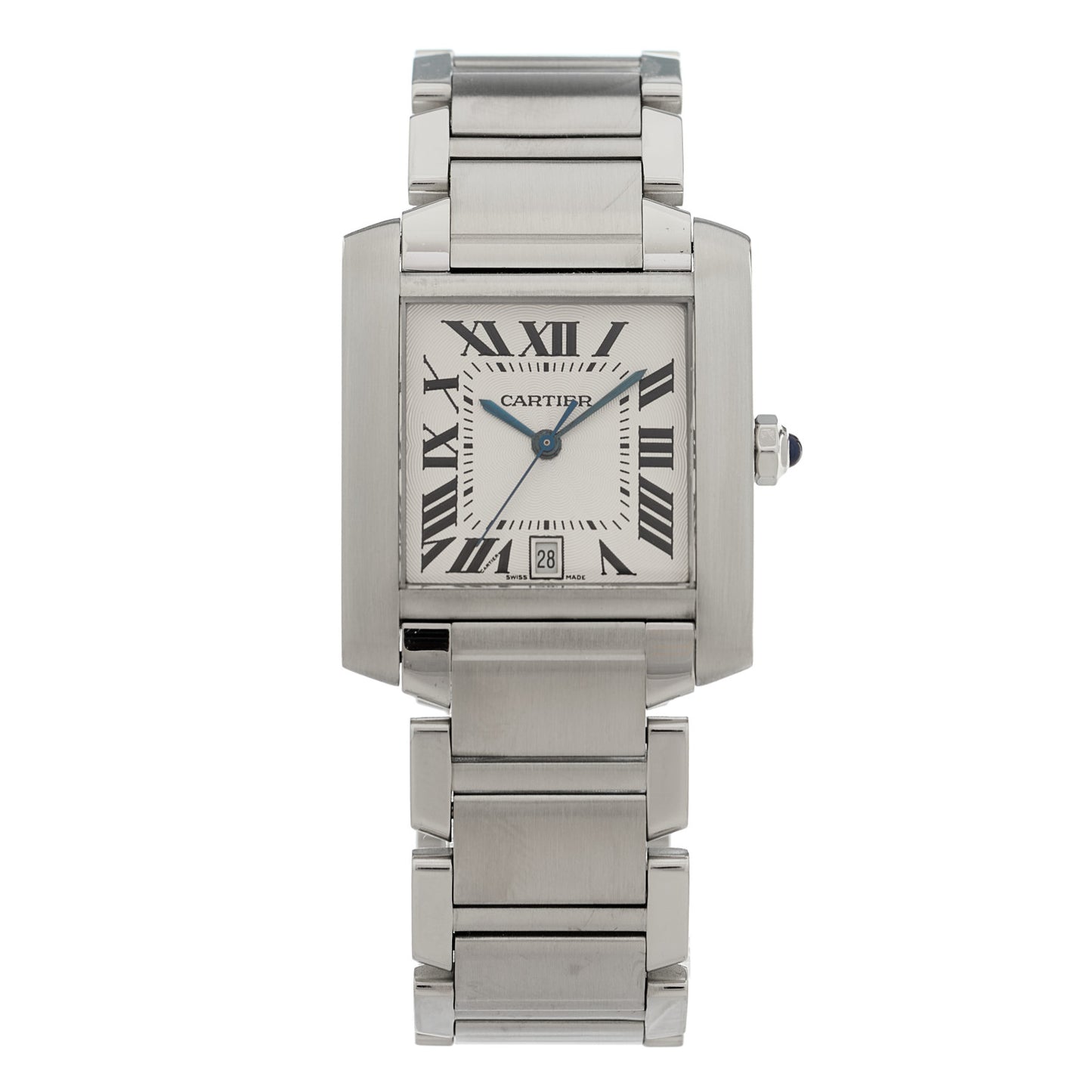 Stainless Steel 28mm Tank Francaise Automatic Watch