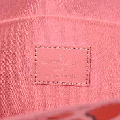 Louis Vuitton Vernis Jungle Dots Pochette Felicie Sugar Pink Poppy 7 of 9
