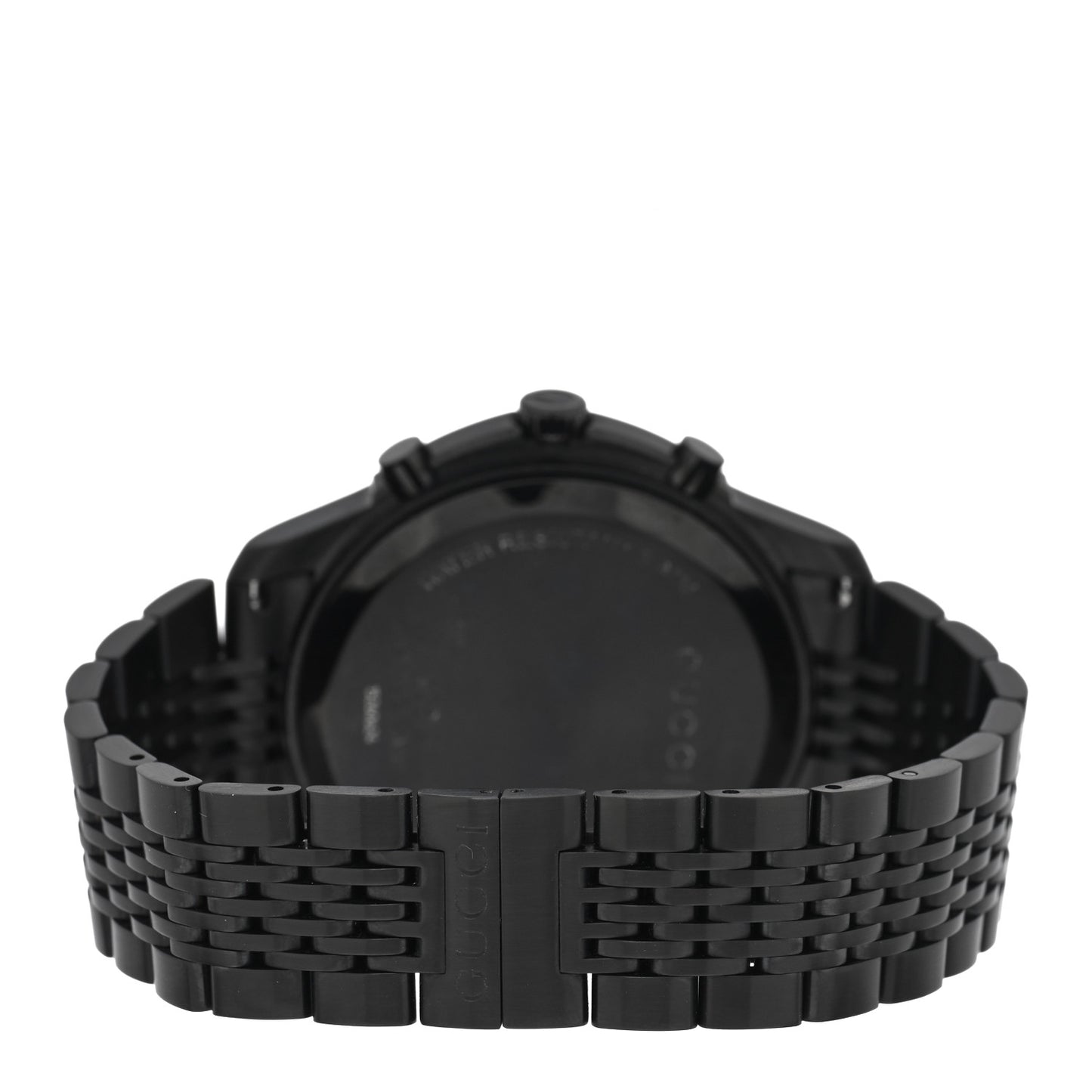 PVD Stainless Steel 44mm G-Timeless Chronograph Quartz Watch Black