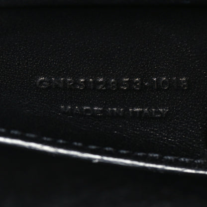 Saint Laurent Smooth Calfskin Small Spontini Saddle Bag Black 7 of 12