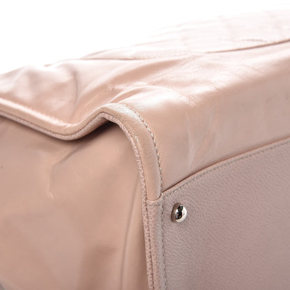 Chanel Glazed Calfskin Large Deauville Tote Light Pink 10 of 11