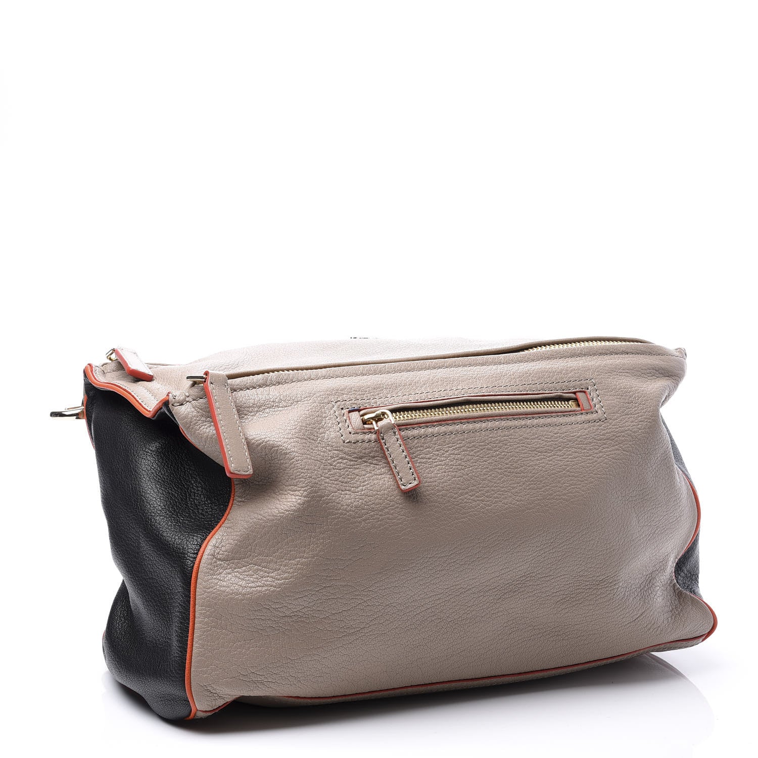 Givenchy Sugar Goatskin Medium Tri-Color Pandora Taupe Black Orange 3 of 11