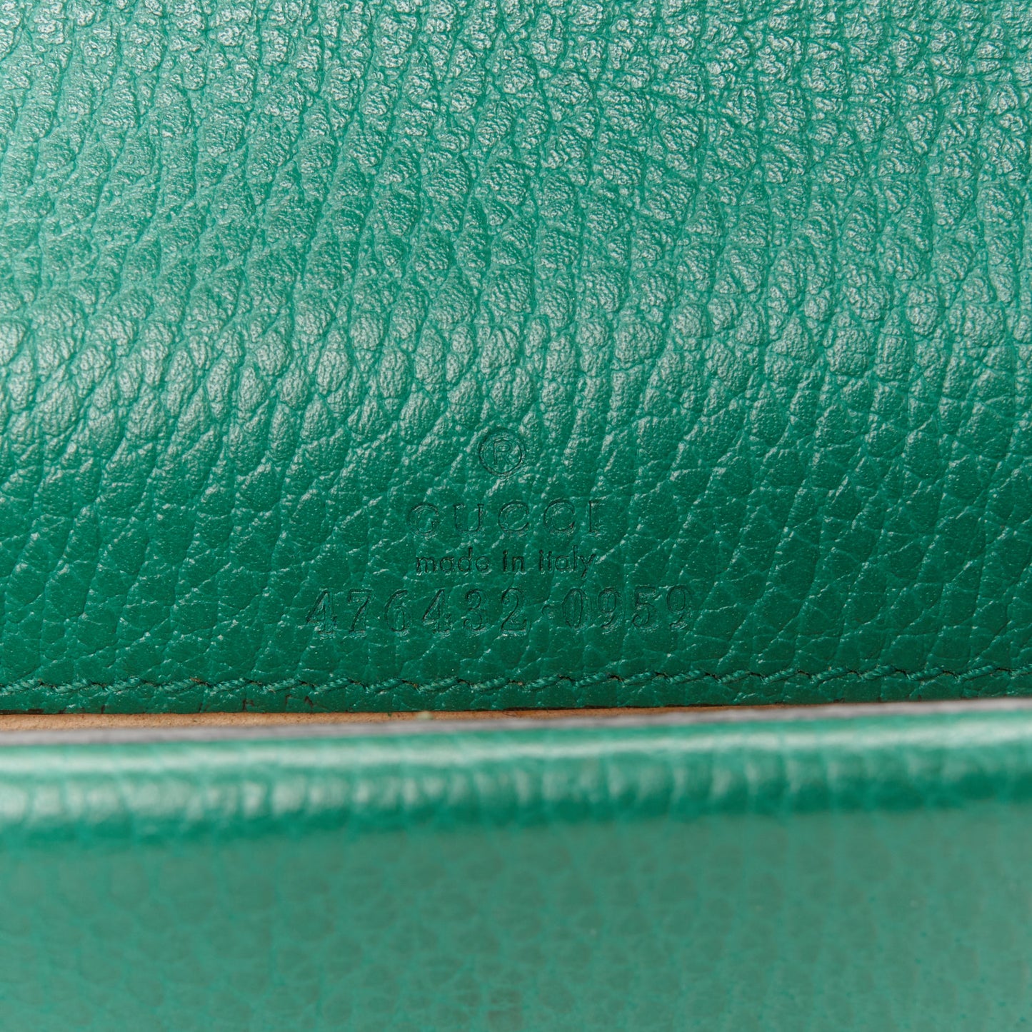 Calfskin Super Mini Dionysus Shoulder Bag Emerald
