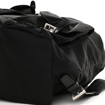 Prada Nylon Vela Medium Backpack Black 9 of 10