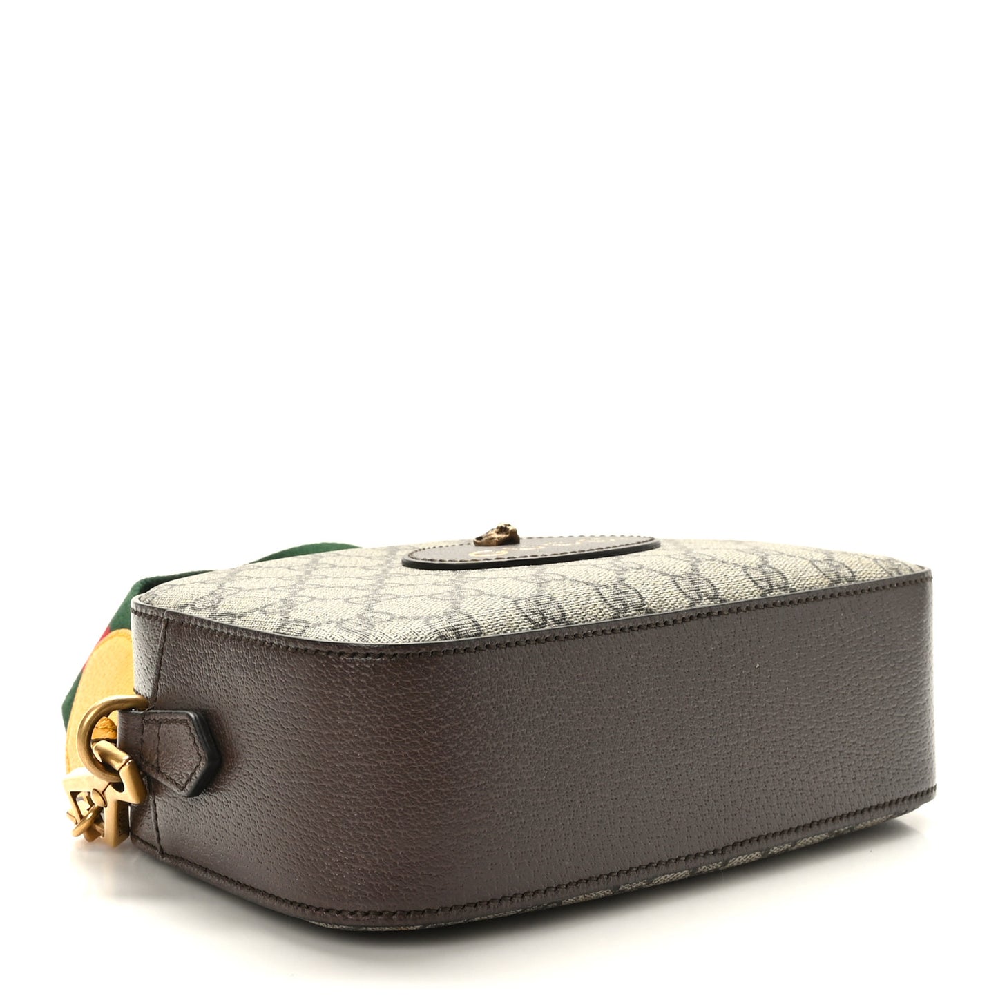 GG Supreme Monogram Web Neo Vintage Shoulder Bag Beige New Acero Crop