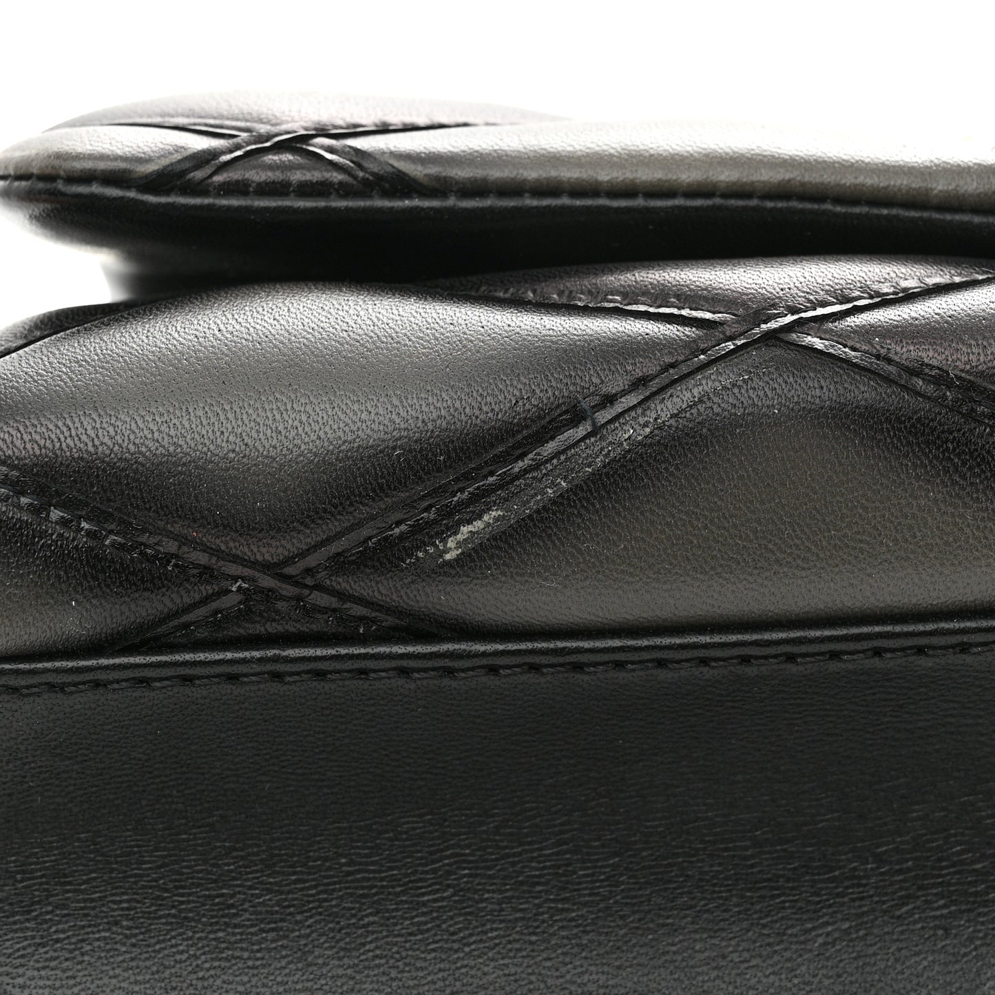 Lambskin Malletage GO-14 PM Charcoal