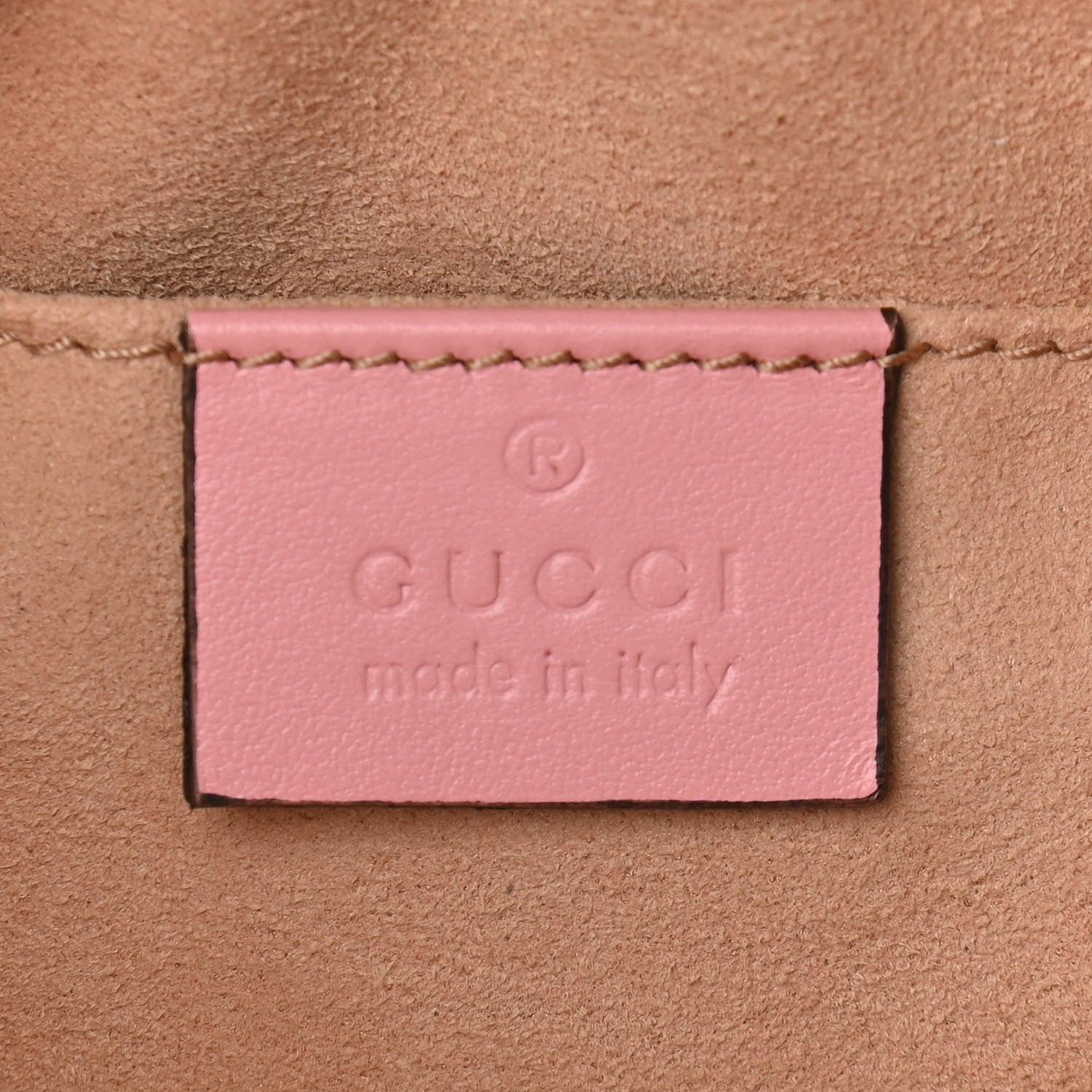 Gucci Calfskin Matelasse Small GG Marmont Chain Shoulder Bag Wild Rose 6 of 9