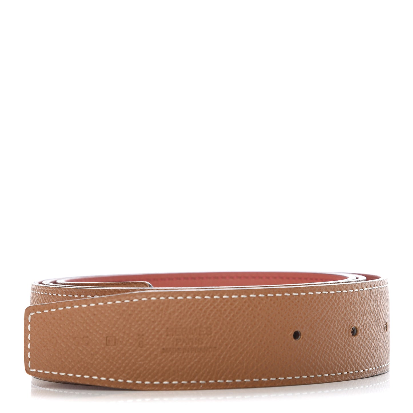 Epsom Swift 32mm Belt Strap 95 Gold Sanguine