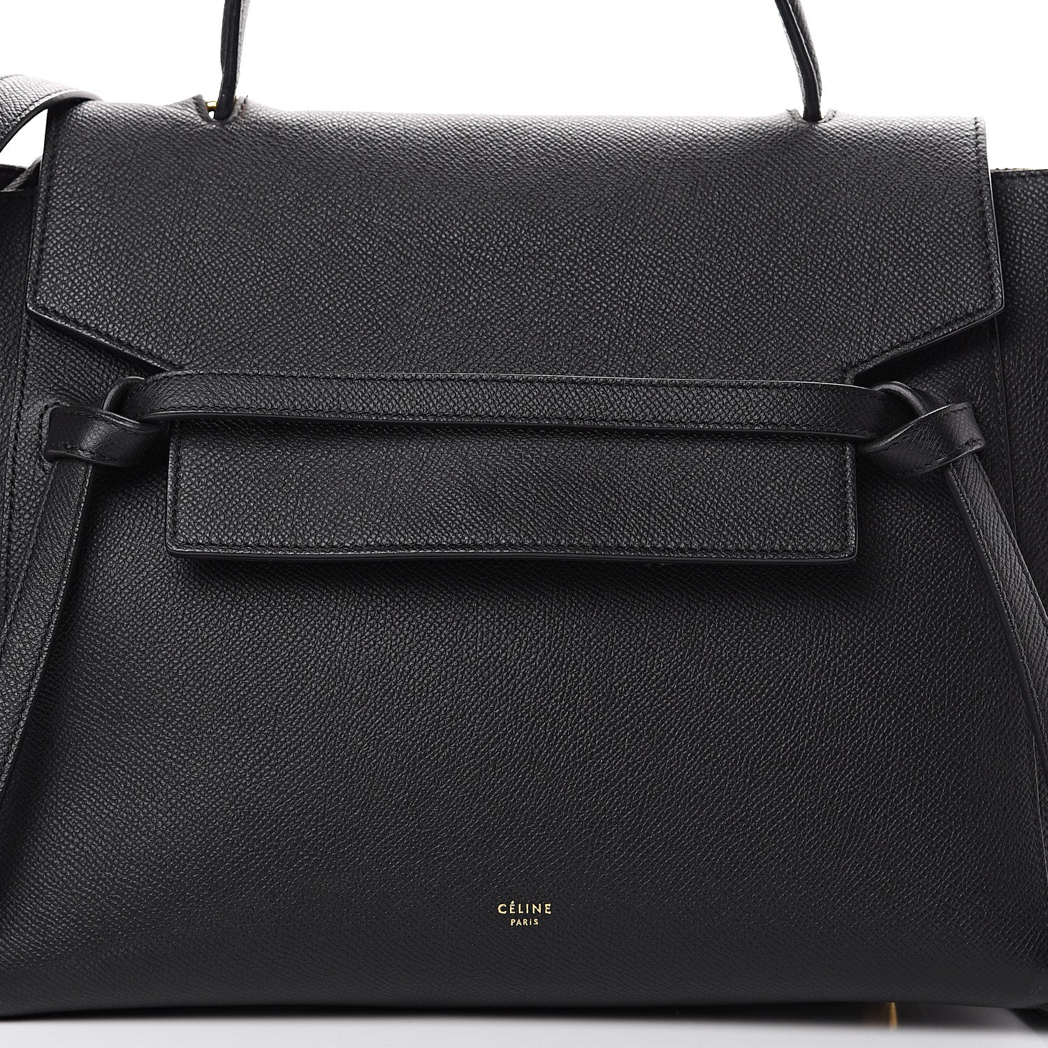 Celine Grained Calfskin Mini Belt Bag Black 7 of 12