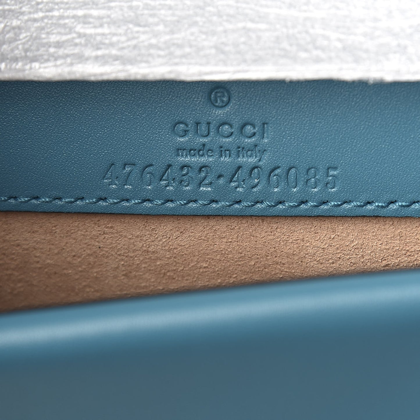 Velvet Super Mini Dionysus Shoulder Bag Pavone Cyan