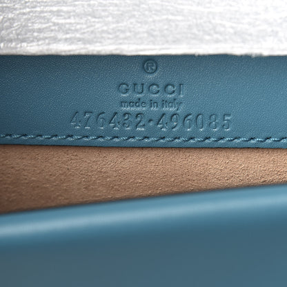 Gucci Velvet Super Mini Dionysus Shoulder Bag Pavone Cyan 6 of 11