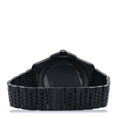 Gucci PVD Stainless Steel 44mm G-Timeless Quartz Watch Black 3 of 5