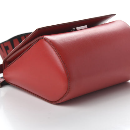 Givenchy Calfskin Mini Pandora Box Logo Strap Crossbody Bag Red 6 of 11