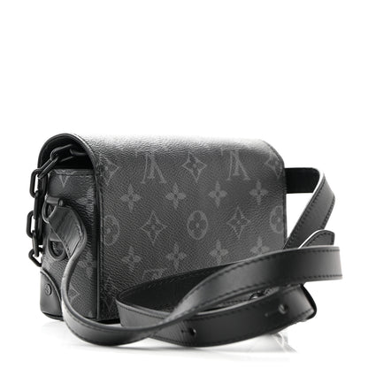 Louis Vuitton Monogram Eclipse Steamer Wearable Wallet 3 of 15