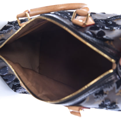 Louis Vuitton Monogram Fleur De Jais Sequins Speedy 30 5 of 11