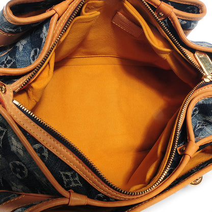 Louis Vuitton Denim Raye Porte Epaule MM 6 of 9