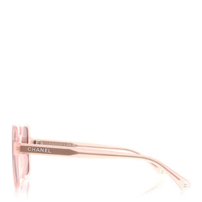 Chanel Acetate Square Sunglasses 5505 Light Pink 3 of 8