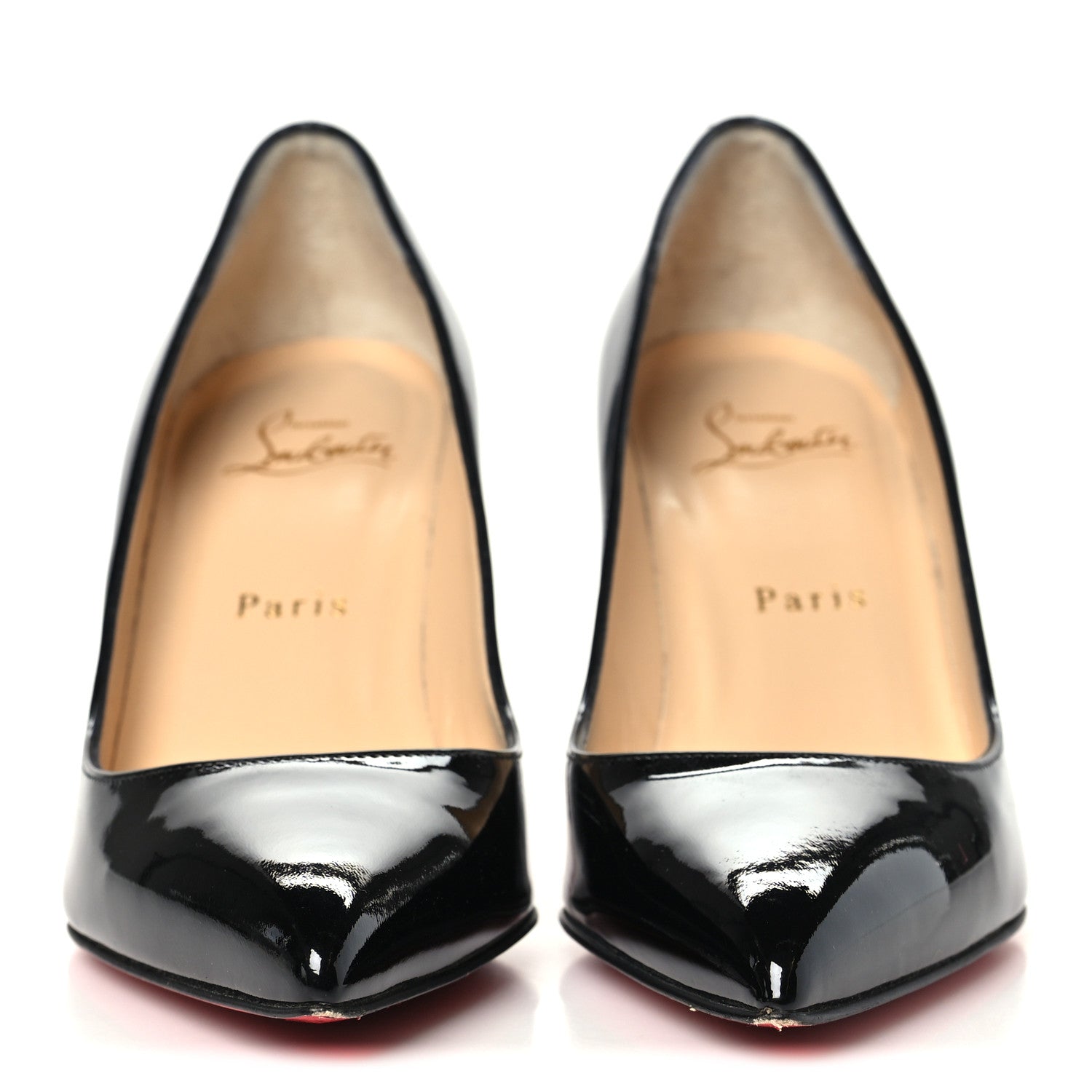 Christian Louboutin Patent Pigalle Follies 85 Pumps 36.5 Black 3 of 8