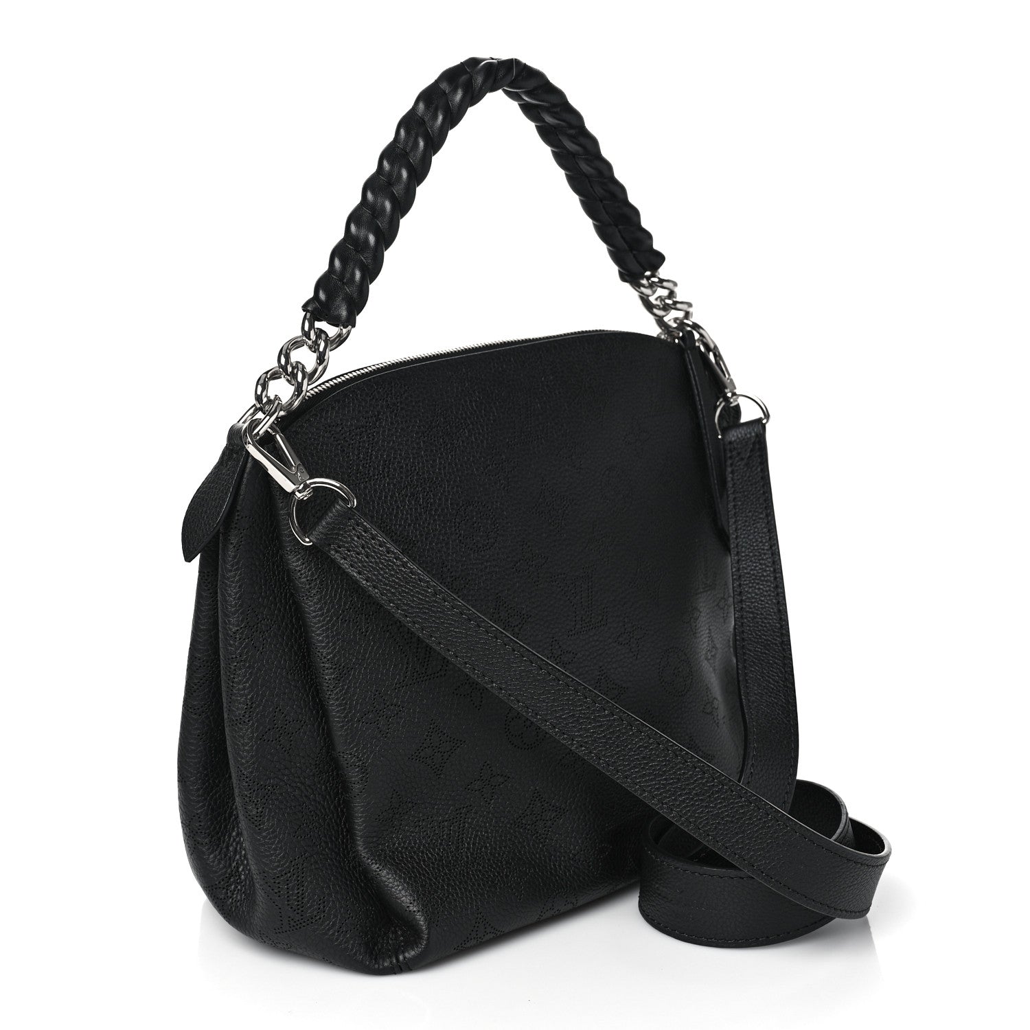 Louis Vuitton Mahina Babylone Chain BB Black 3 of 8