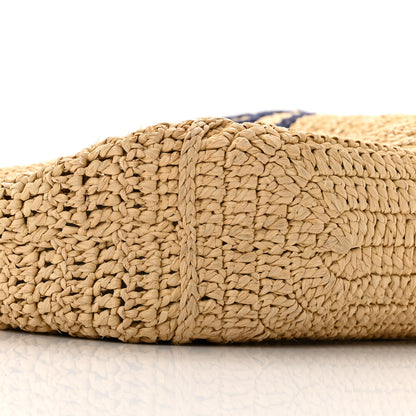 Saint Laurent Raffia Rive Gauche Tote Natural 9 of 10