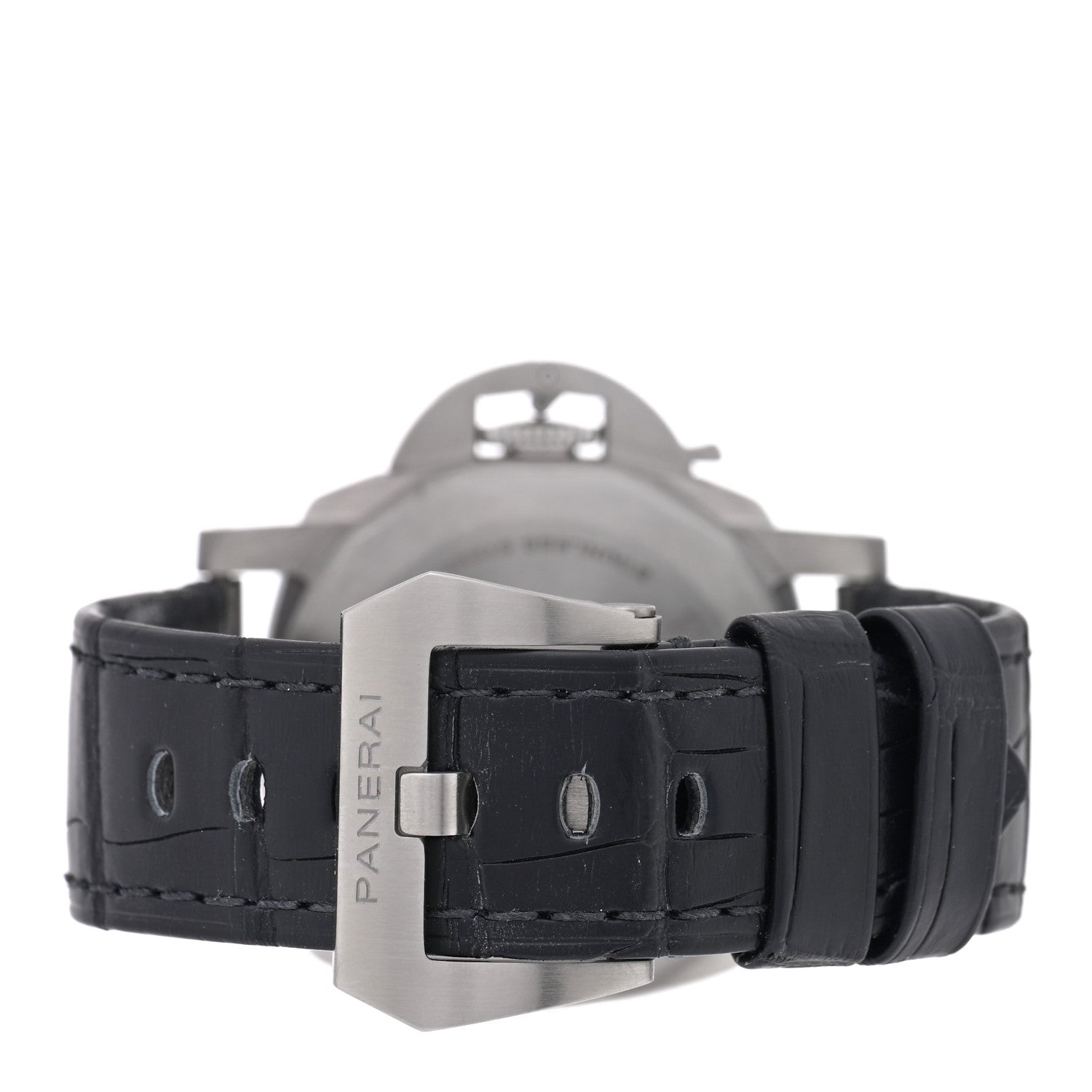 Panerai Stainless Steel Alligator 40mm Luminor Quaranta Automatic Watch White PAM01371 3 of 5