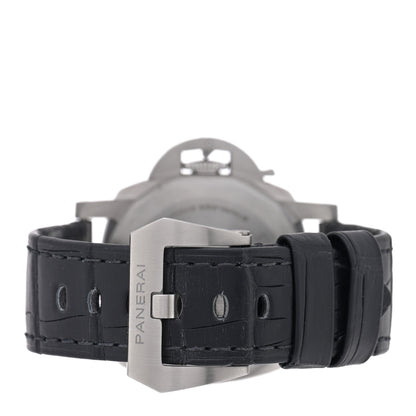 Panerai Stainless Steel Alligator 40mm Luminor Quaranta Automatic Watch White PAM01371 3 of 5