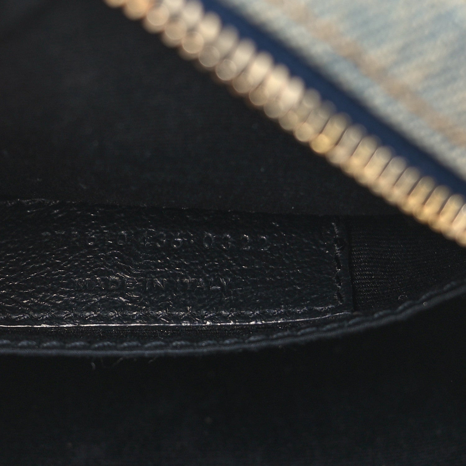 Saint Laurent Denim Quilted Monogram Round Crossbody Bag Rodeo Blue 7 of 9