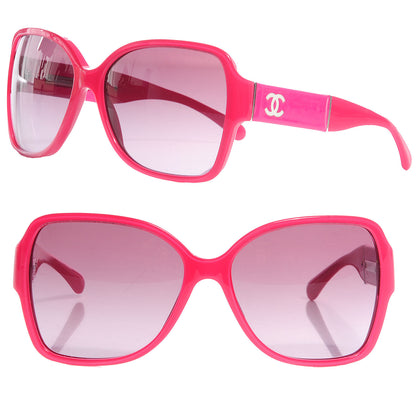 Chanel Patent Leather Sunglasses 5230Q Pink 1 of 5
