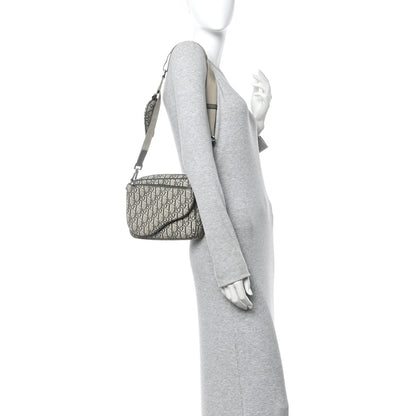 Christian Dior Oblique Saddle Triple Pouch Green 2 of 11