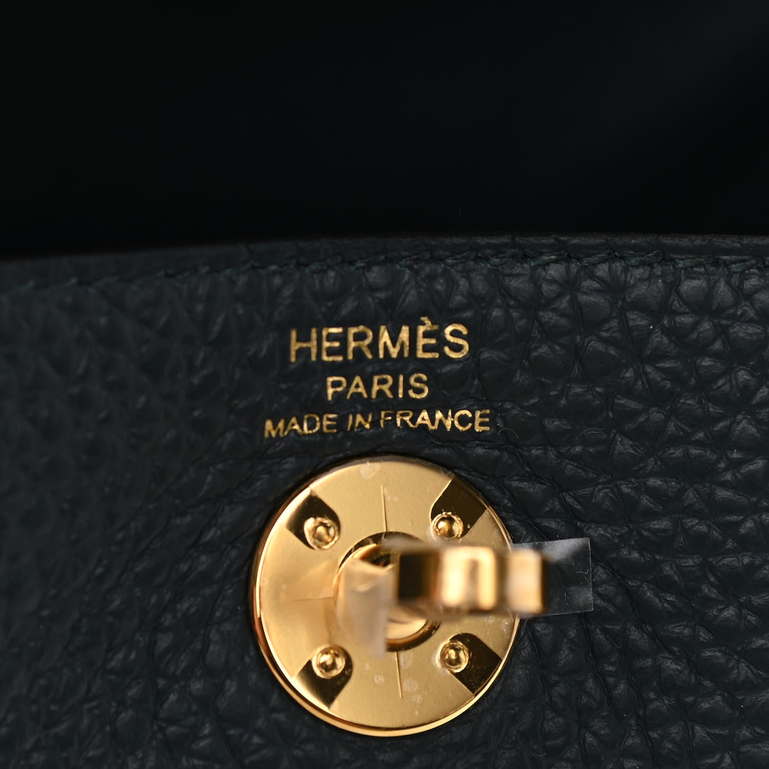 Hermes Taurillon Clemence Mini Lindy 20 Vert Cypress 6 of 11