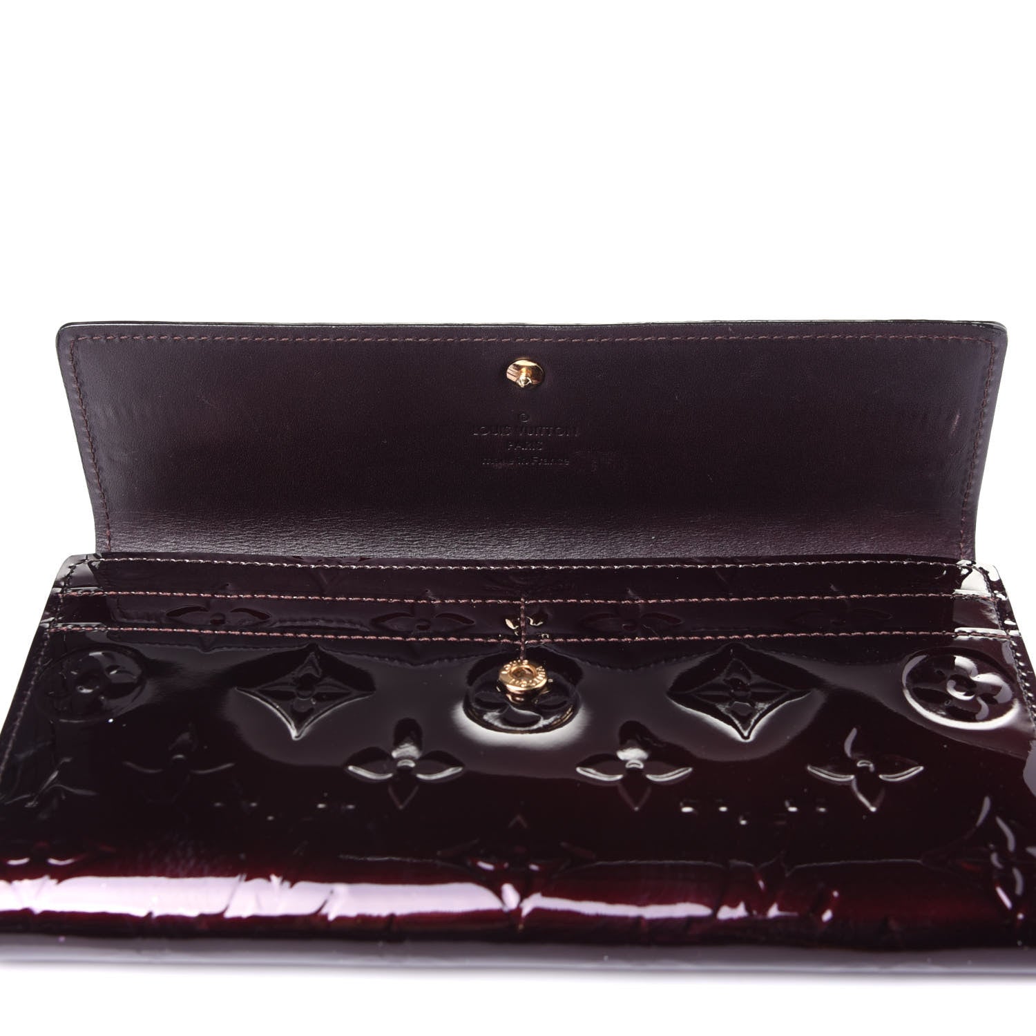 Louis Vuitton Vernis Sarah Wallet Amarante 9 of 9