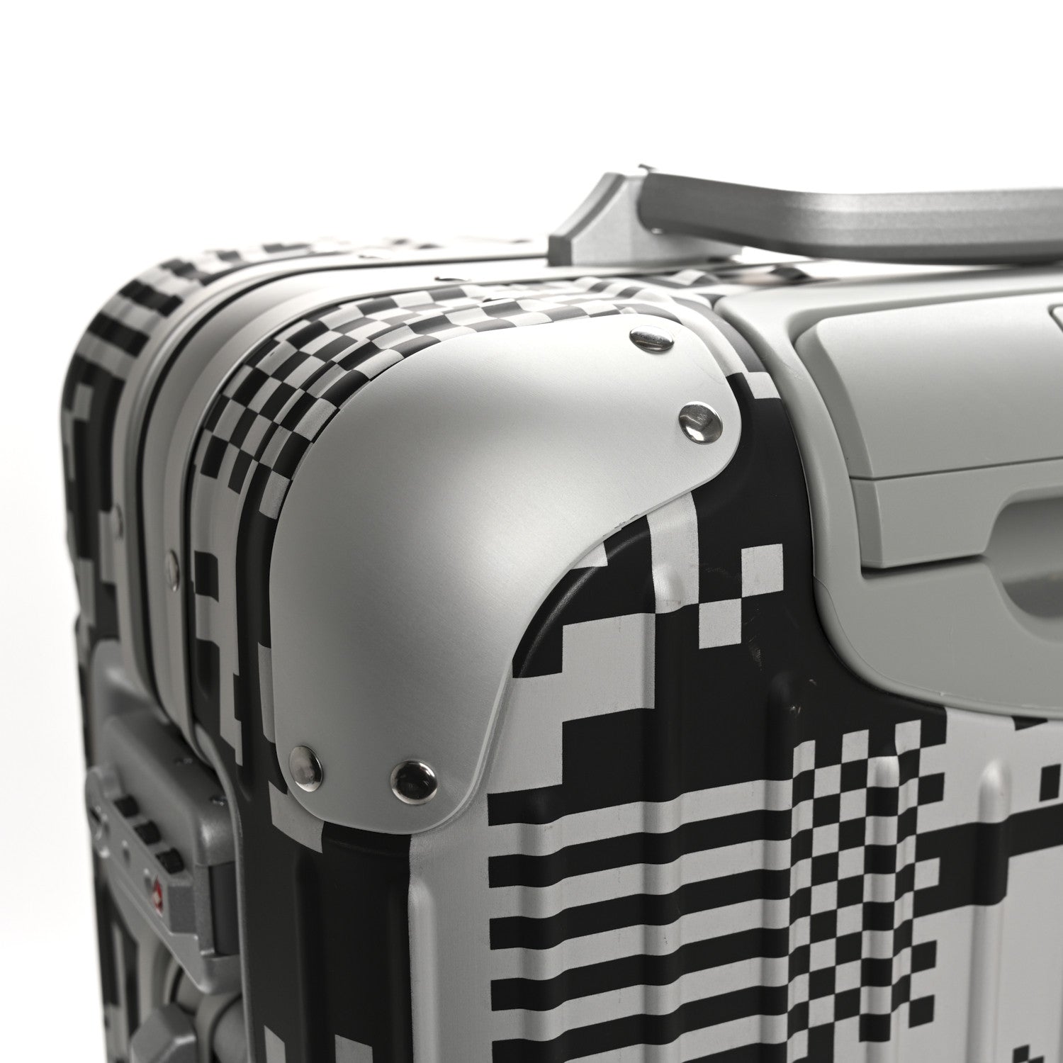 Rimowa X RTFKT Polycarbonate Printed Original Twist Cabin Silver Black 11 of 12