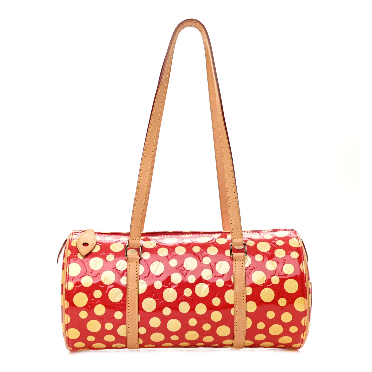 Louis Vuitton Vernis Kusama Infinity Dots Papillon 30 Red 1 of 13