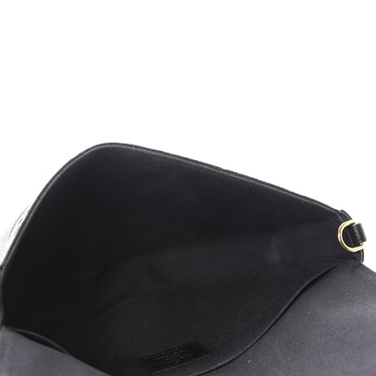 Louis Vuitton Empreinte Pochette Felicie Chain Wallet Black 5 of 12