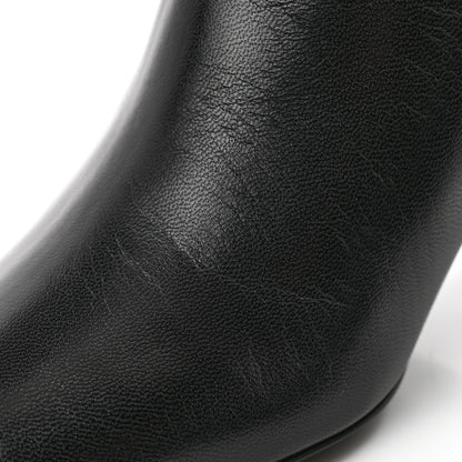 Saint Laurent Nappa Vendome Loulou Ankle Zip Boot 38 Black 9 of 10