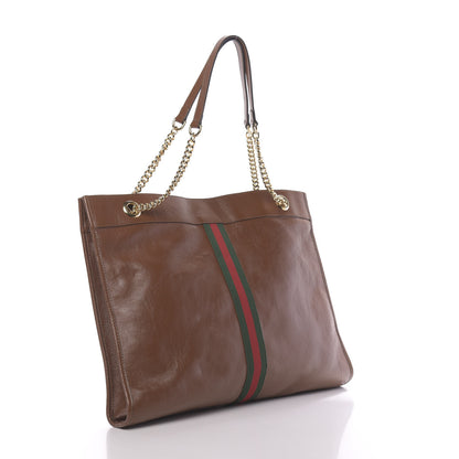 Gucci Calfskin Large Rajah Chain Tote Cuir 3 of 10